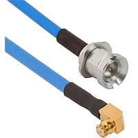 Amphenol SV Microwave FRSMP-085-MBSMP-120 RF Cable Assemblies SMP R/A F  SMP M BKHD 12"Cable