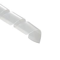 HellermannTyton 4P9C Spiral Wraps Spiralwrap Protective Sheathing, 0.75" Diameter, PTFE, Natural, 100 ft/roll