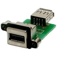 Amphenol Commercial Products MUSB-A311-30 USB Type A Connectors USB RECPT ON PCB RA IP67 TYPE A USB TERM
