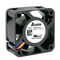 Delta Electronics, Inc. EFB0424VHD-CP5 Axial DC Axial Fan, 40x40x20mm, 24VDC, 9.398CFM, 1.44W, 37.3dBA, Tach/PWM, IP55