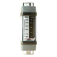 OMEGA FL-6416A-316 In-line Variable Area Flow Meters (15 GPM, 1/2 in, NPT Female)