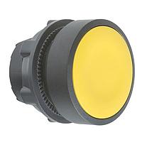 SCHNEIDER ZB5AA5 Head FLUSH PSH, YLLW