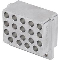 Amphenol SV Microwave 9321-80036 Backplane Modules SMPM 19 PORT ALUMN BACKPLANE