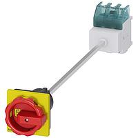 SIEMENS 3LD21130TK53 Rotary DISC SW 25A DOOR ROT HDL 4HOLE R/Y 3P