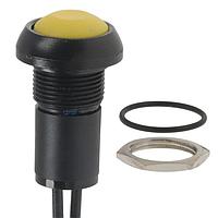 APEM IPR3FAD5 Sealed SWITCH PB MOM SEALED IP67 YELLOW