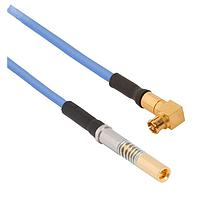 Amphenol SV Microwave FRSMPM-047-S16DSMPS-060 RF Cable Assemblies SMPM R/A F SMPS (Size 16) 6"Cable