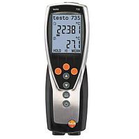 TESTO 735-2 3-channel temperature measuring instrument