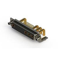 EDAC 630-36W4250-4TD Mixed Contact D-Sub Connectors Right-angle Power Combo D-Sub Connector