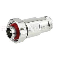 Fairview Microwave SM4477 4.1/9.5 Mini DIN Male to N Female Adapter (6 Ghz, IP67 UnMated)