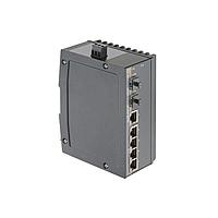 HARTING 24035052320 Unmanaged Ethernet Switches Ha-VIS eCon 3052GBT-AC-P - unmanaged switch with 5 Gigabit RJ45 (4PoE), 2 SFP Fiber, (extended temp. range), with 24/54 V DC Voltage Transformer