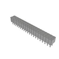 Samtec CES-120-01-L-D Socket .100"  Closed Entry Low Profile Socket Strip