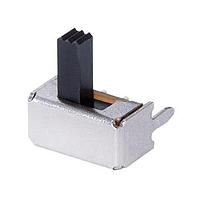 Same Sky (formerly CUI Devices) SLW-864574-5A-RA-N-D Slide Switch 8.6 x 4.5 x 6.2 mm, 5 mm Raised Slide Actuator, Right Angle, Through Hole