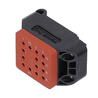Amphenol PCD JRS400111 Relay Sockets Quick Mount 4 POLE WC