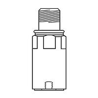 Amphenol Wilcoxon PC420AR-20-DA Vibration Sensors Top exit, 85 C, 4-20 mA ( 5% @ full scale) proportional to Acceleration, RMS, 20 g (196 m/sec2), Dynamic Acceleration -100 mV/g, (10.2 mV/m/sec2) , 1/4-28 mounting hole (stud included), 3 pin MIL-C-5015 connector.