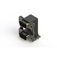 EDAC 661-009-264-038 Dual Port D-Sub Connectors Right-angle Dual Port D-Sub Connector
