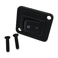 Switchcraft EHRRSLBPKG Rocker Switches CURVED ROCKER SWITCH I/O DPDT BLACK