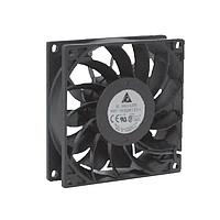 Delta Electronics, Inc. FFB0912HH Tubeaxial DC Tubeaxial Fan, 92x25.4mm, 12VDC, Ball Bearing, Lead Wires