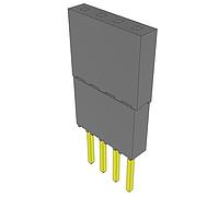 Samtec ESQ-104-34-G-S Sockets Elevated Socket Strip