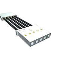 Samtec SMSS-02-24-L-27.50-S Rectangular Cable Assemblies .100" Mini Mate Universal Single Row Discrete Wire Cable Assembly, Socket