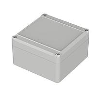 BOPLA 62212200 General Purpose ENCLOSURE, EUROMAS II PC, 100 X 100 X 57MM, ME, LID, POLYCARBONATE, RAL 7035, EM 212 F