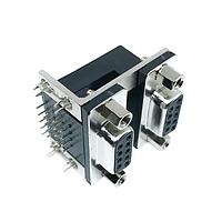 Amphenol Commercial Products L17H2662125 Dual Port D-Sub Connectors D-SUB STACKED