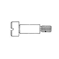 Fascomp FC7026-SS Shoulder Screw Slotted head shoulder screw, 8-32 Thread X 9/16", Stainless Steel
