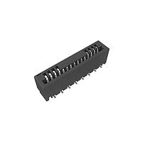 Amphenol FCI HFW15S-2STE1HLF FFC & FPC Connectors 1.00mm Flex Connector, HFW Straight series, 15 Position, Top Entry Surface Mount, Tin plating, Non-ZIF, Halogen-free .