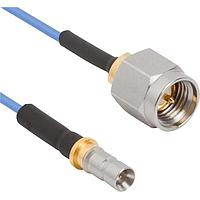 Amphenol SV Microwave 7032-7841 RF Cable Assemblies SMPM Male VITA 67.3 embly for .047 Cable