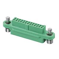 Harwin G125-2242696F1 Wire Housings Female Crimp Housing w/fixings 26 cntcts