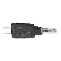 SCHNEIDER ZB6EM3B LED 16mm Protected LED 230V, green