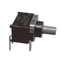 Nidec Components CFP2-2RC6-AW Subminiature DPDT, ON-(ON), ultra-miniature pushbutton, vertical PC terminals, 0.4VA @ 28V DC