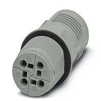 PHOENIX CONTACT 1424011 Circular Metric Connectors QPD W4X2,5 M25 DT GY