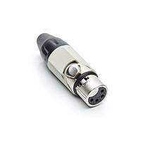 Amphenol Audio AX4F8M Connectors 4P SOCKET F PLUG GREY MARK SLEEVE