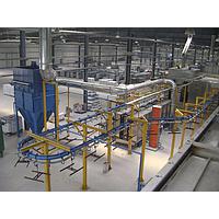 Suspended chain conveyor