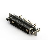 EDAC 627-17W2224-5TC Mixed Contact D-Sub Connectors Vertical Combo Dsub