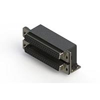 EDAC 662-037-364-051 Dual Port D-Sub Connectors Right-angle Dual Port D-Sub Connector