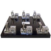 Mersen 62003R Class R Fuse Block,Class R Spring Reinforced,3 Pole,600V,200A,Side-Clip Connector
