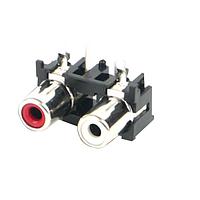 Switchcraft PJRAN2X1U01X PCB Mount Jack 2P RA PHONO JACK RED/WHT RoHS