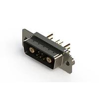 EDAC 627-7W2-624-7T2 Mixed Contact D-Sub Connectors Vertical Combo Dsub