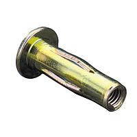 ATLAS AES25P500PBZYR Rivet Nut Atlas Rivet Nut, PLUSTITE, Pre-Bulbed Insert, Open End, Steel, Thread Size - 1/4-20,