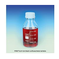 Pyrex Py.1516.01D Batch-certificated Media-lab Bottle (cap, 25ml)