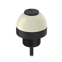 Banner Engineering K50L2RGB7A1 LED K50 Pro Series: 7-color RGB Audible Indicator; Voltage: 10-30 V dc; Housing: Polycarbonate; IP50; Tone: Steady; Input: Bimodal; Colors: Multicolor; 2 m (6.5 ft) Integral Cable