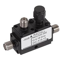 Radiall R433835000 Couplers COUPLER: SMA 12.4-18GHZ 30DB Flat response