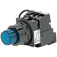 SIEMENS 52BT6L5A Push-to-Test PTT,NEMA4X,LED MOD 24V,BLU,1NO-1NC