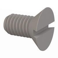 Essentra Components 021032A037 Slotted Countersunk 82 Slotted CSK Screw, #10-32 Thread, 3/8 Lg