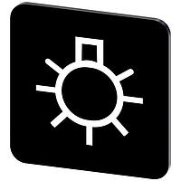 SIEMENS 3SU19000AF160RX0 Labeling Plate, Lighting INSCR. LABEL, BLK 22 X 22MM, BELEUCHTUNG