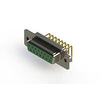 EDAC 630-M15-340-GN2 D-Sub Connectors - Standard Density Right Angle D-Sub Connector