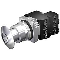 SIEMENS 52PP3EAUB Push-Pull 3POS,MOM,FV 120V,CHR-CLR,NCXLB-NC,LED