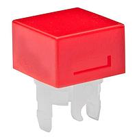 NKK Switches AT4035C Button SQUARE RED CAP FOR HB NONILLUMINATED