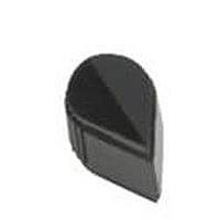 Davies Molding 8005 Cylindrical Knob 1/4 FEMALE INSERT BLACK